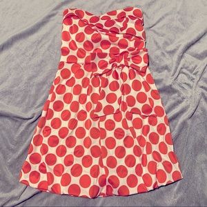 Teeze Me - Strapless Dress - White & Pink - Sz: 5 (Juniors)